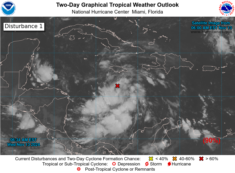 A_punto_de_formarse_depresión_tropical_en_centro_del_mar_Caribe