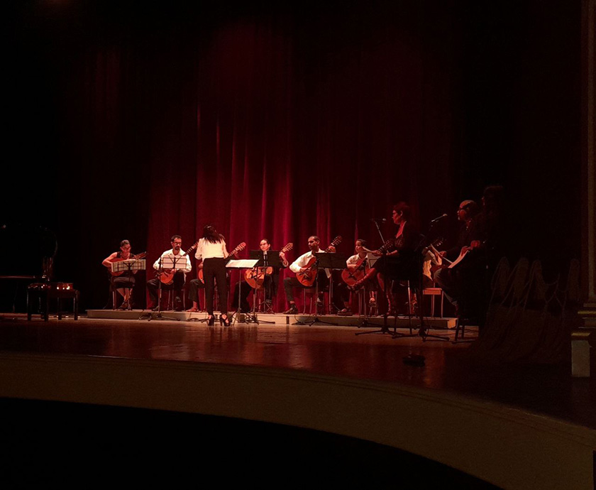 gala cultural en el Teatro Sauto, Monumento Nacional.