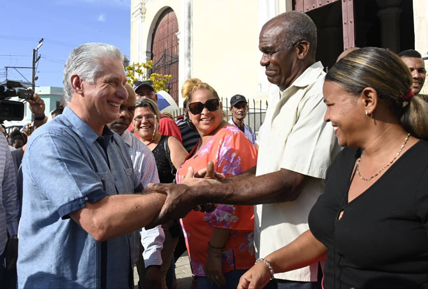 Visita Díaz-Canel municipio habanero de Guanabacoa 