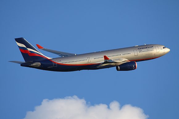 Aeroflot volará a balneario de Cuba el 1 de junio