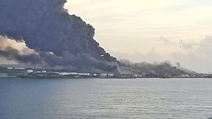 Incendio en Matanzas