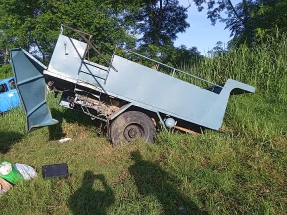 Accidente de tránsito en La Juanita, Bayamo