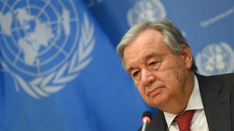 secretario general de la ONU, António Guterres