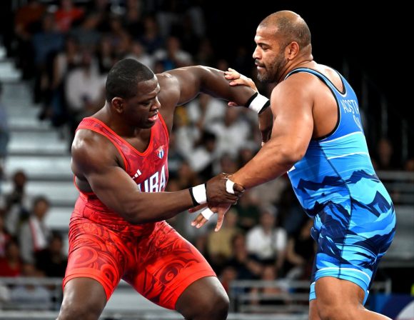 Mijaín López agrandó su leyenda con su quinto oro olímpico. Foto: Ricardo López Hevia/Granma.