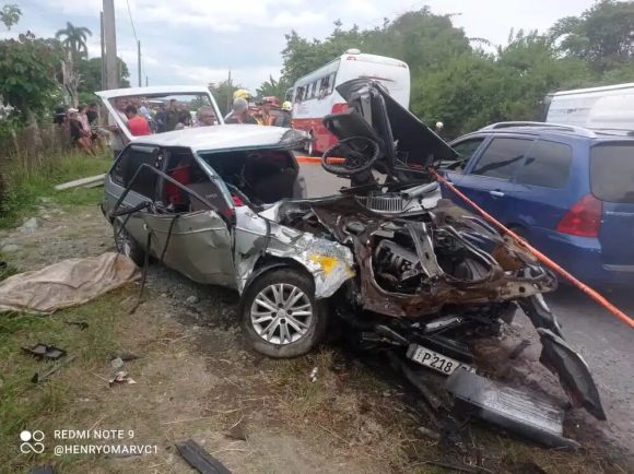 Accidente de tránsito en Camajuaní, Villa Clara