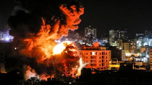 Bombardeos en Gaza