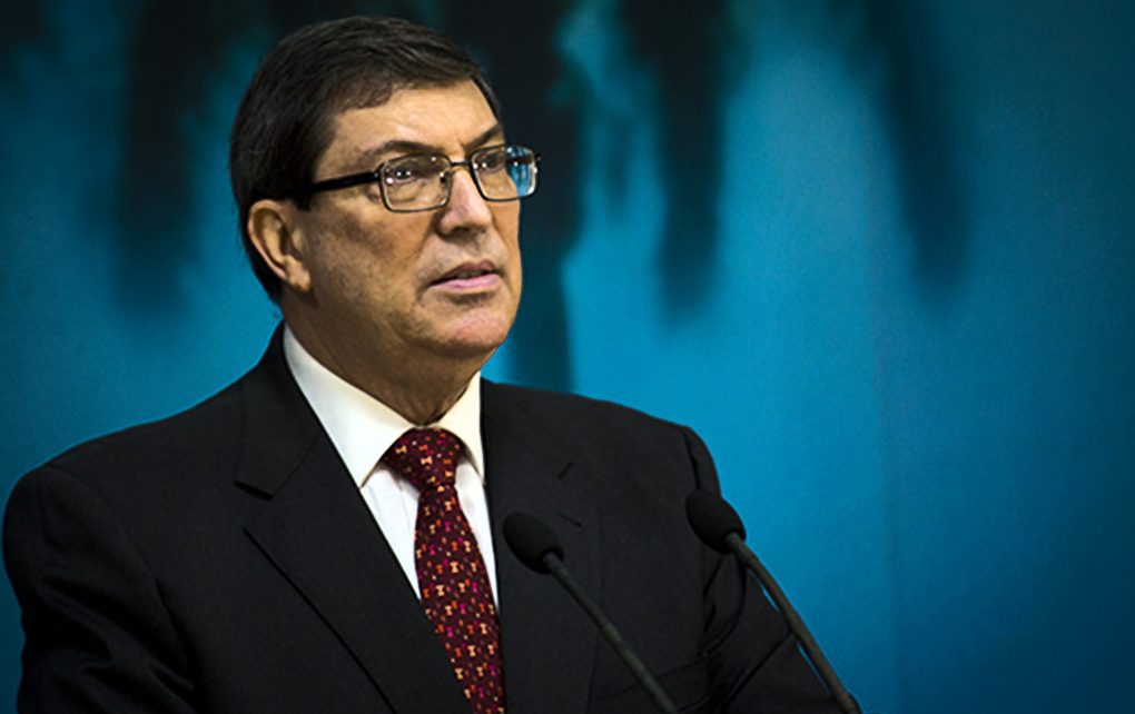 Bruno Rodríguez, ministro de Relaciones Exteriores de Cuba