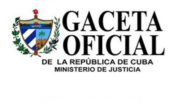 Gaceta Oficial de la República Gaceta Oficial de la República