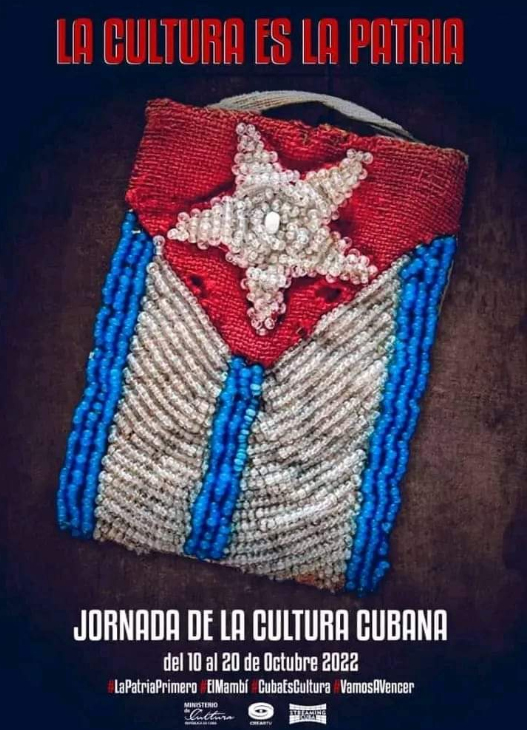 Imagen alegórica a la jornada de la cultura cubana