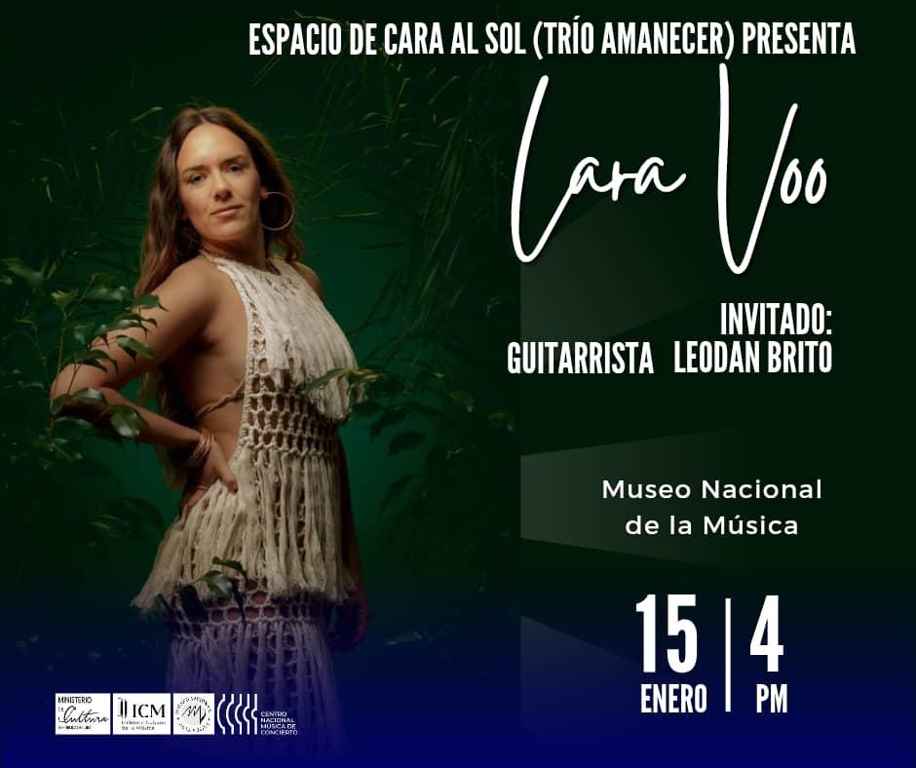 Cantora argentino-brasileña Lara Voo ofrecerá recital en Cuba Cantora argentino-brasileña Lara Voo ofrecerá recital en Cuba