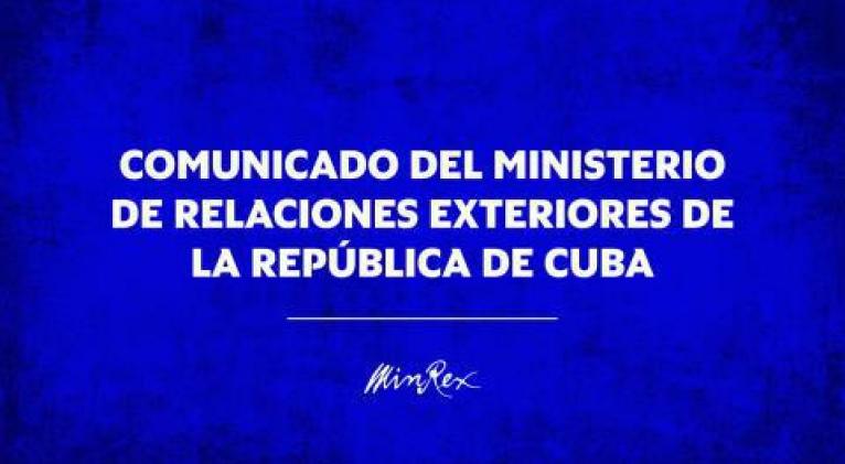       Imagen: tomada de Ministerio de Relaciones Exteriores de Cuba