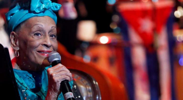 La diva cubana Omara Portuondo