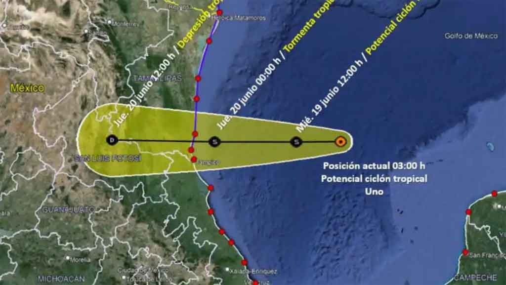 Primera tormenta tropical del Atlántico 