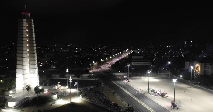 Plaza de la Revolución por el 1ro de mayo