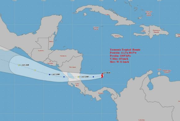 tormenta tropical Bonnie