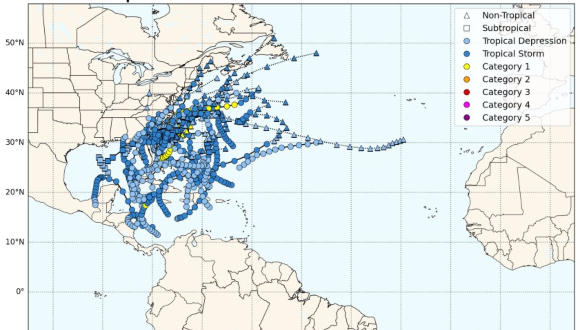 mapa ciclones trayectoria mayo 1